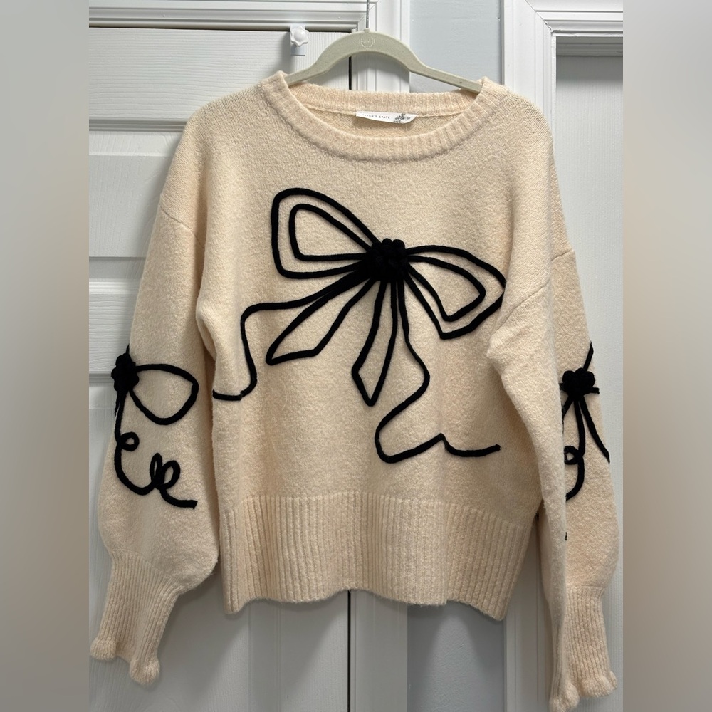 Altar’d State Braided Bow Sweater